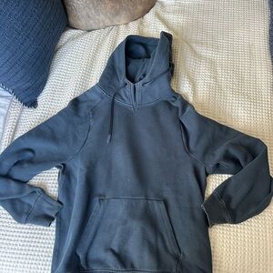 Women’s High Neck Navy Hoodie